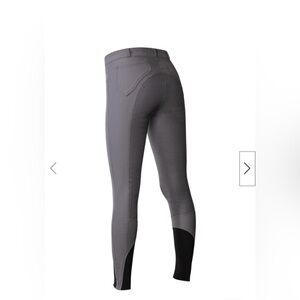 HONEY FULL GRIP GREY I RIDING BREECHES LAGUSO SIZE XS